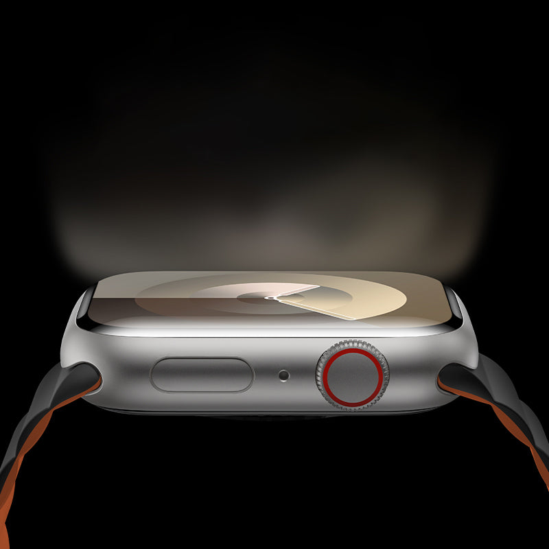 Apple Watch 7 41mm Benks Magnetik Tak Çıkar Silikon Strap Kayış Siyah