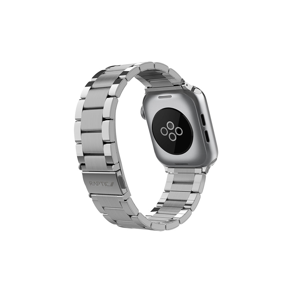 Apple Watch 7 41mm Raptic Citizen Serisi Metal Kordon Siyah