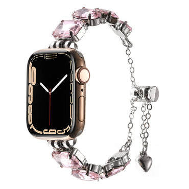 Apple Watch 7 41mm Zore KRD-115 Colorful Stone Design Strap Colorful 