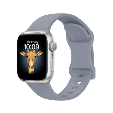 Apple Watch 7 41mm Zore KRD-131 Silicone Band Strap Gray 