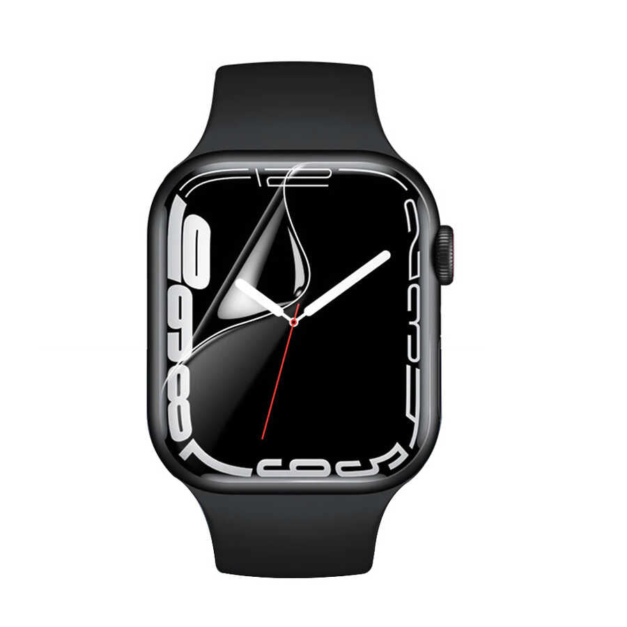 Apple Watch 7 45mm Go Des 2 in 1 Screen Protector Black 