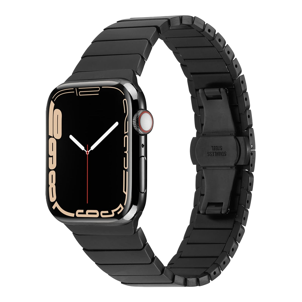 Apple Watch 7 45mm Kordon KRD-79 Metal Strap Kayış
