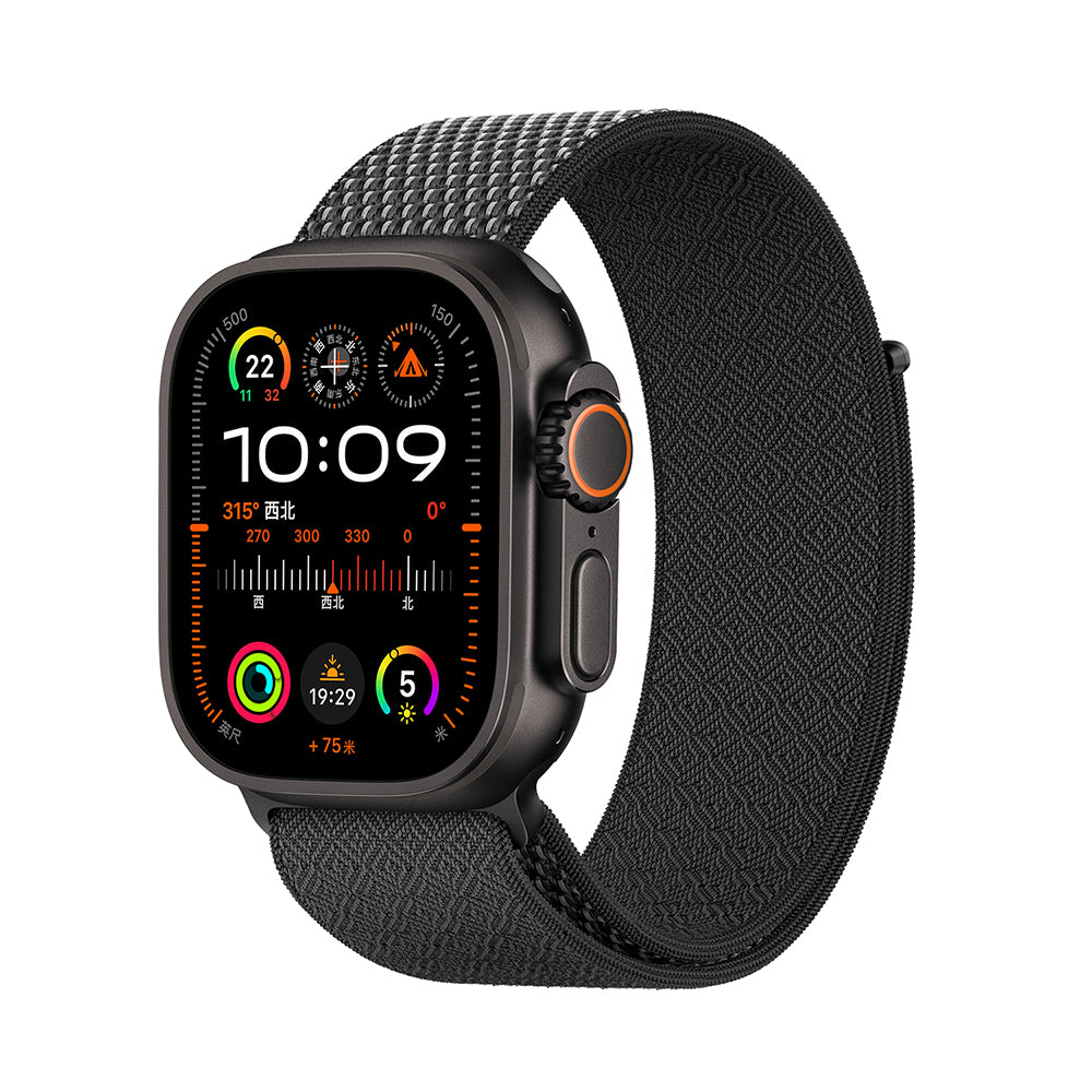 Apple Watch 7 45mm Kordon Wiwu WB501 CloudFlex Serisi Hasır Örgü Strap Kayış