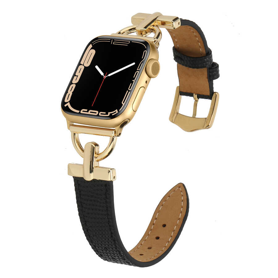 Apple Watch 7 45mm KRD-53 Deri Kordon