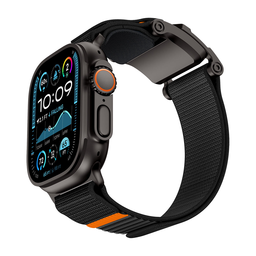 Apple Watch 7 45mm Mohseven iWatch Mecha Sport Hasır Kordon