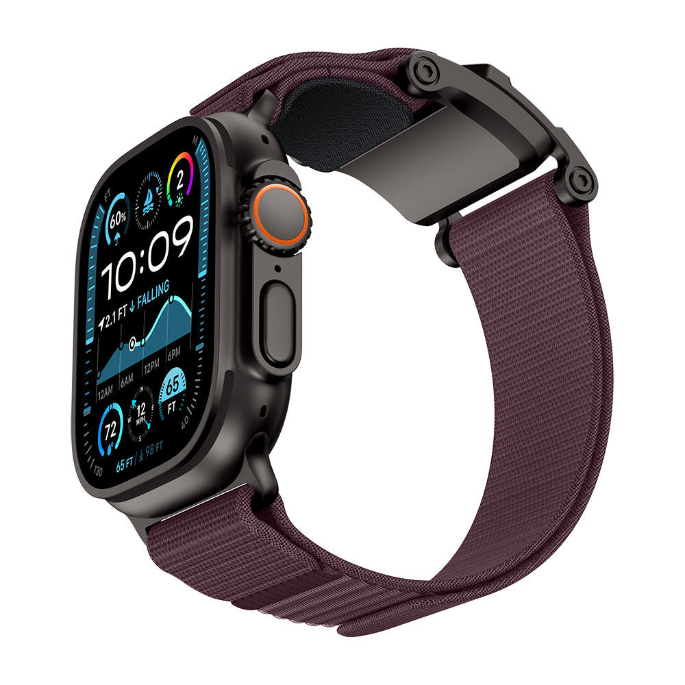 Apple Watch 7 45mm Mohseven iWatch Mecha Sport Hasır Kordon
