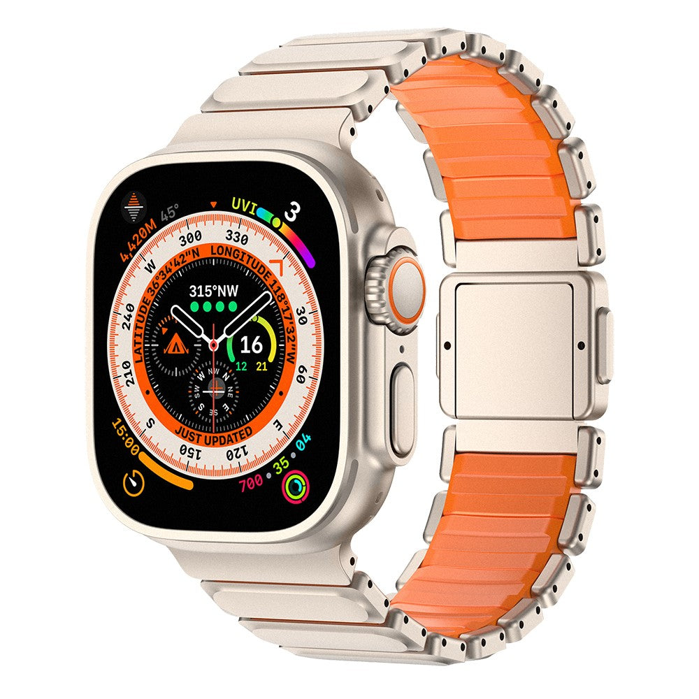 Apple Watch 7 45mm Mohseven iWatch Titancore No.2 Çelik Kordon
