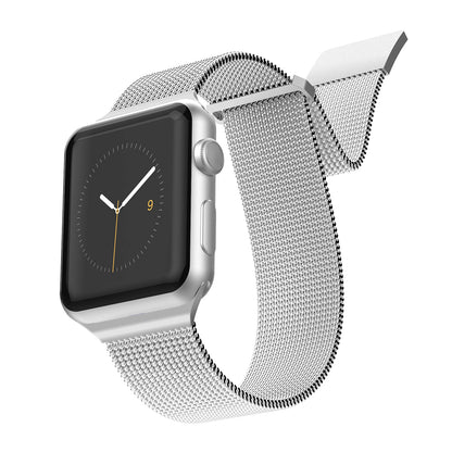 Apple Watch 7 45mm Raptic Mesh Band Serisi Metal Hasır Kordon Rose Gold