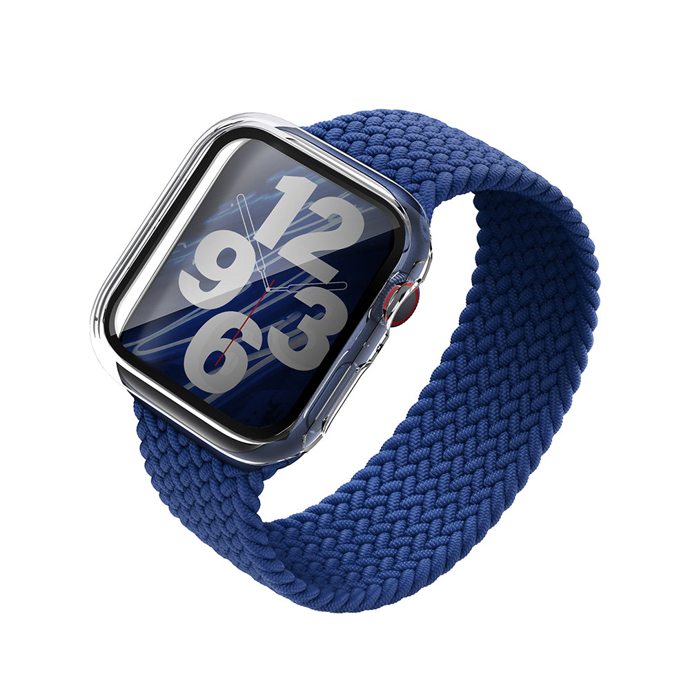 Apple Watch 7 45mm SkinArma Gado Hard Silicone Case and Screen Protector Colorless 
