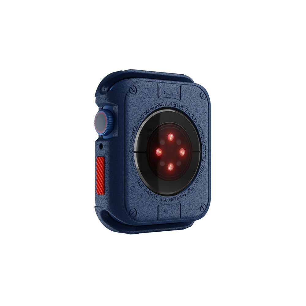 Apple Watch 7 45mm SkinArma Kurono Frosted Design Hard PC Case Protector Blue 