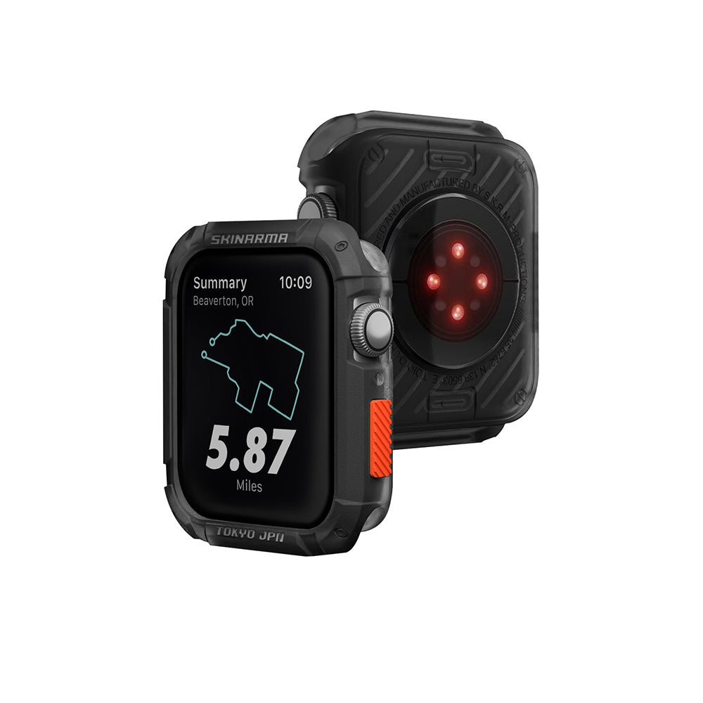 Apple Watch 7 45mm SkinArma Kurono Frosted Design Hard PC Case Protector Black 
