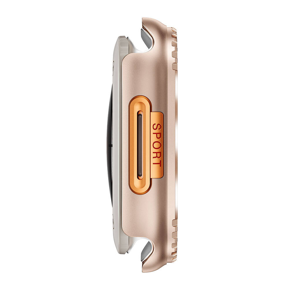 Apple Watch 7 45mm to Apple Watch Ultra 49mm Kasa Dönüştürücü Zore Watch Gard 33 Rose Gold