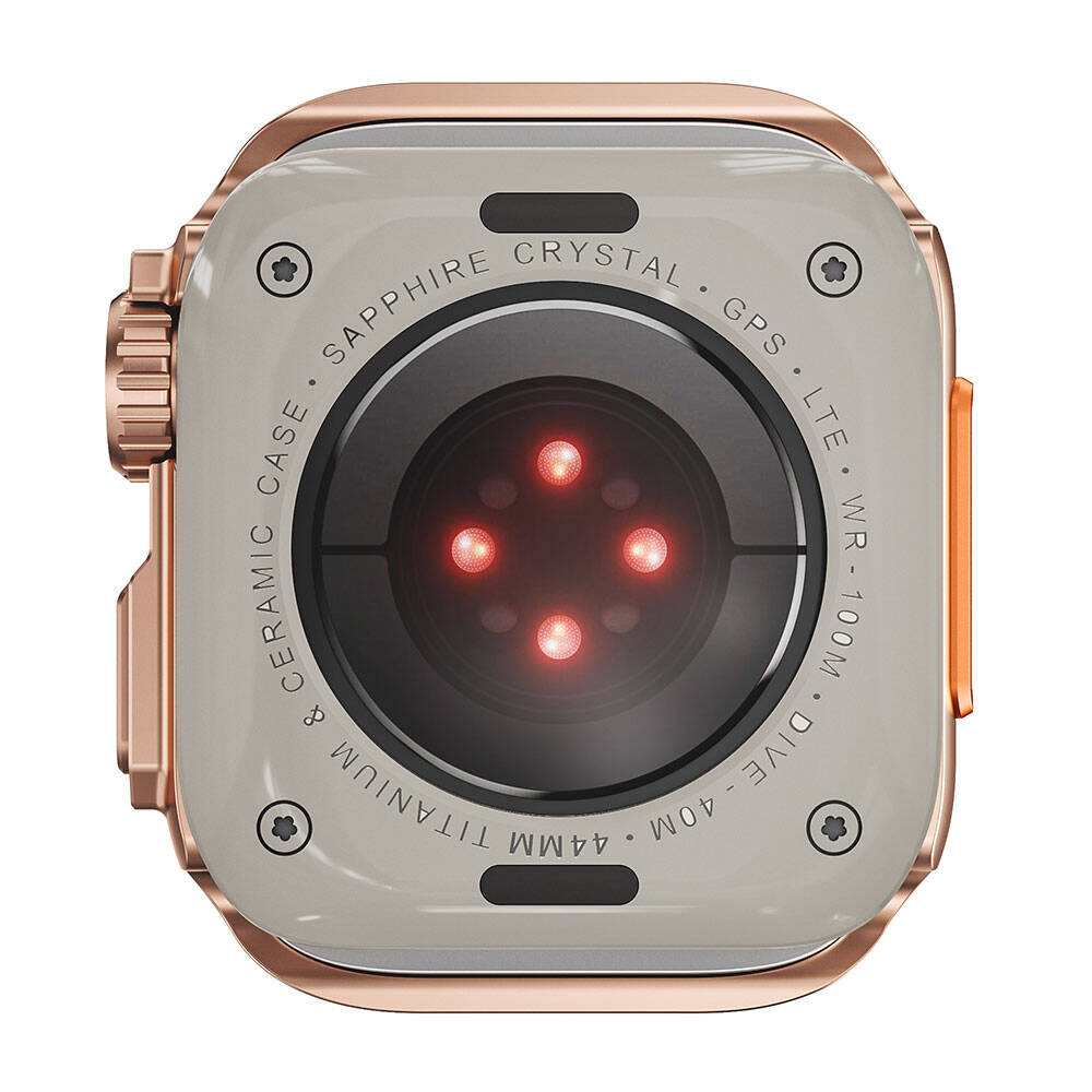 Apple Watch 7 45mm to Apple Watch Ultra 49mm Kasa Dönüştürücü Zore Watch Gard 33 Siyah