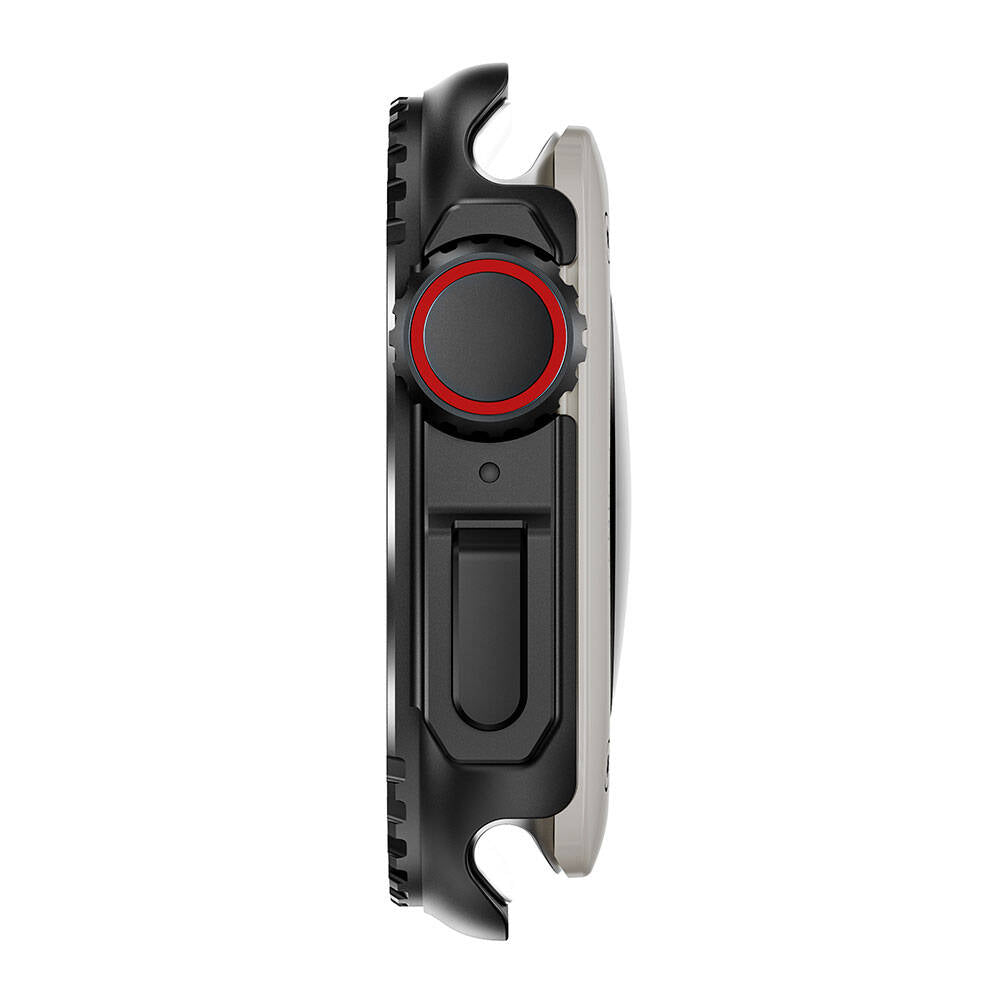 Apple Watch 7 45mm to Apple Watch Ultra 49mm Kasa Dönüştürücü Zore Watch Gard 33 Siyah