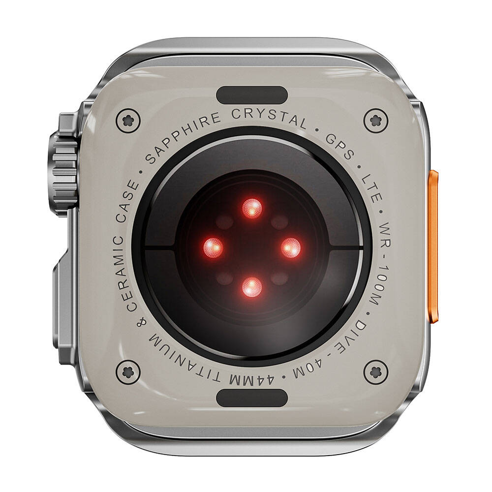 Apple Watch 7 45mm to Apple Watch Ultra 49mm Kasa Dönüştürücü Zore Watch Gard 33 Siyah