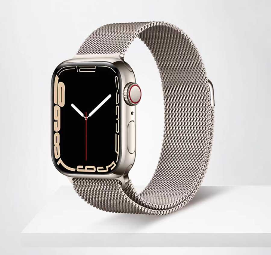 Apple Watch 7 45mm Zore KRD-01 Metal Kordon