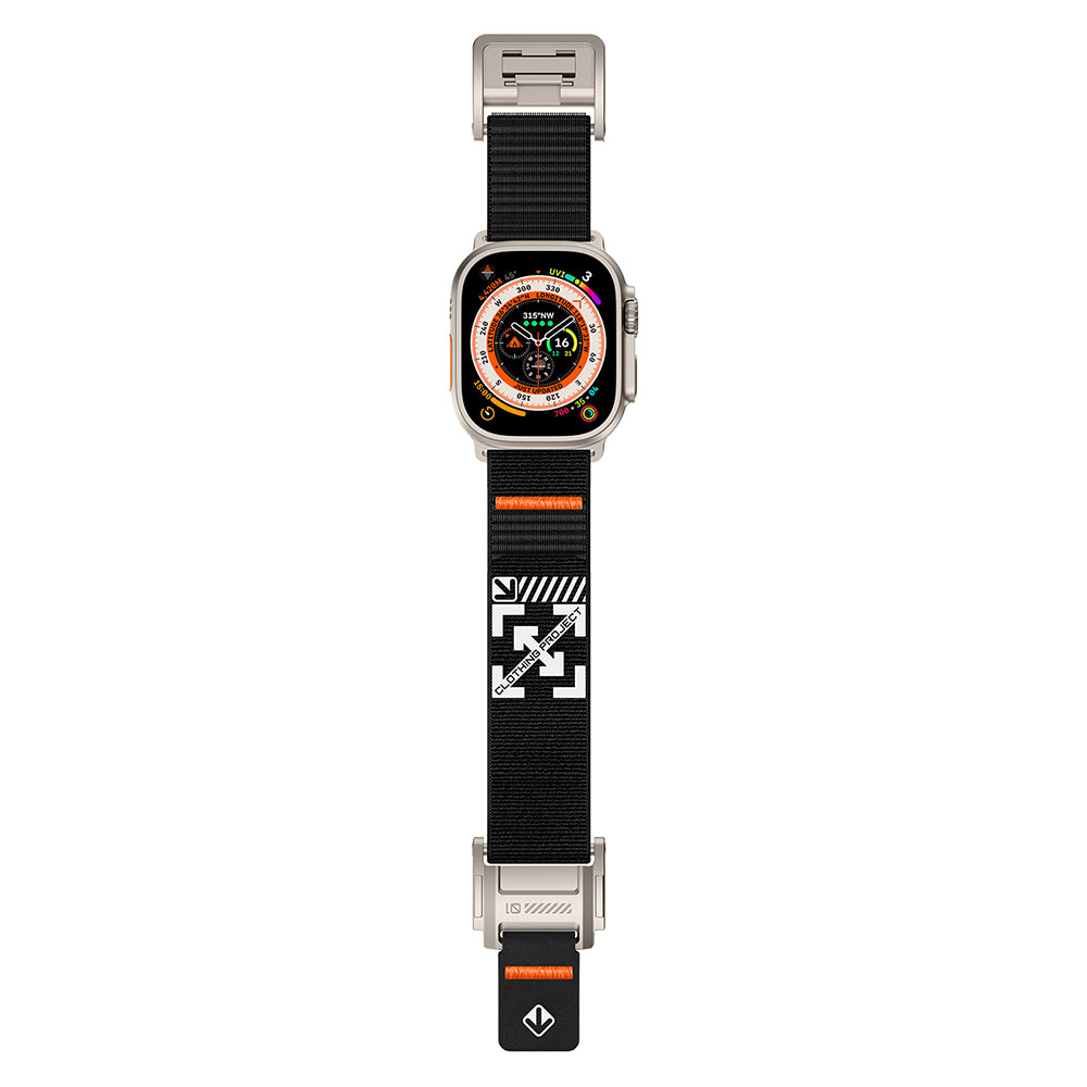 Apple Watch 7 45mm Zore KRD-154 Naylon Kumaş Hasır Örgülü Kordon
