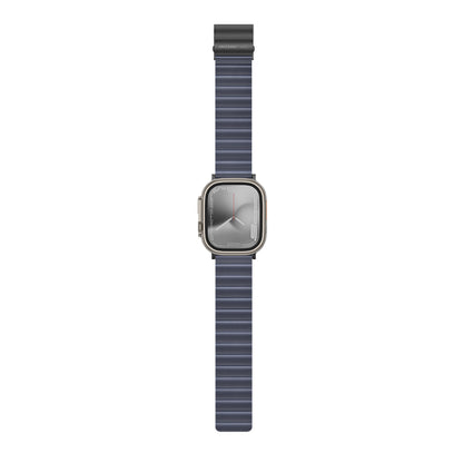 Apple Watch Serisi Uyumlu Amazing Thing Glamour Sense Deri Kordon Siyah