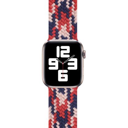 Apple Watch Ultra 49mm Kordon Wiwu Braided Solo Loop Contrast Color Small Strap Kayış