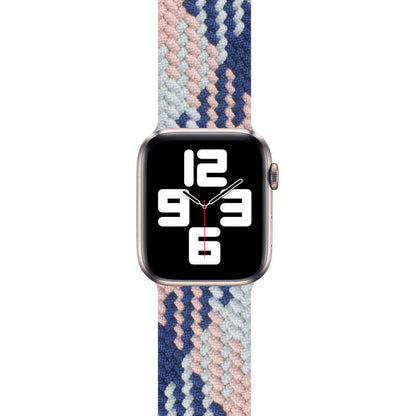 Apple Watch Ultra 49mm Kordon Wiwu Braided Solo Loop Contrast Color Small Strap Kayış
