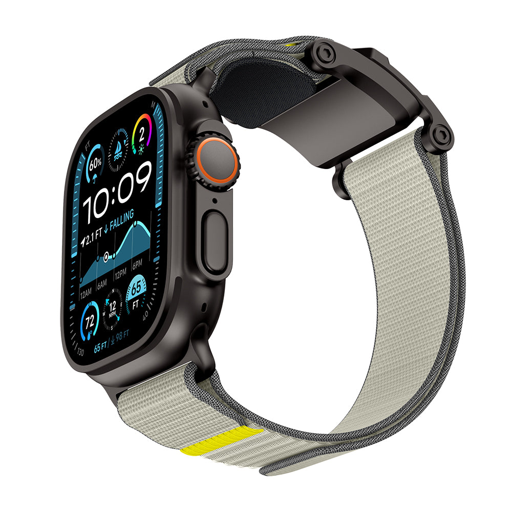 Apple Watch Ultra 49mm Mohseven iWatch Mecha Sport Hasır Kordon