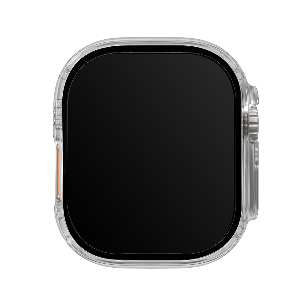 Apple Watch Ultra 49mm SkinArma Gado Hard Silicone Case and Screen Protector Colorless 