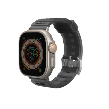 Apple Watch Ultra 49mm SkinArma New Shokku Silicone Band Smoked 