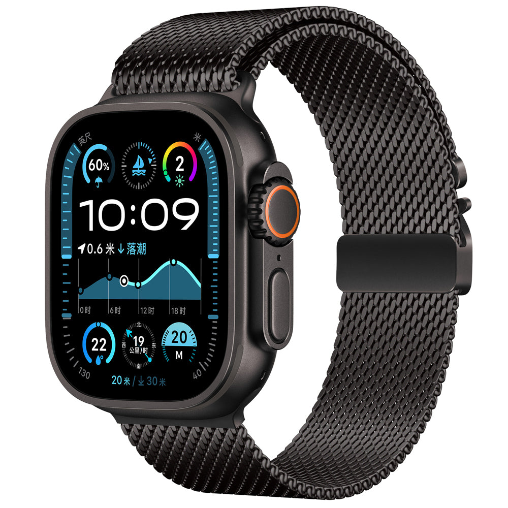 Apple Watch Ultra 49mm Zore KRD-121 Metal Mesh Band Pink