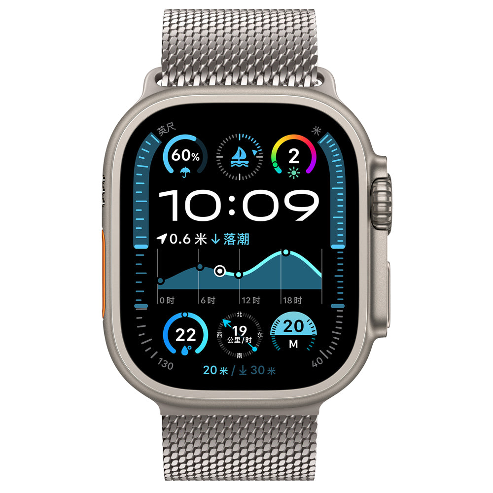 Apple Watch Ultra 49mm Zore KRD-121 Metal Mesh Band Gray