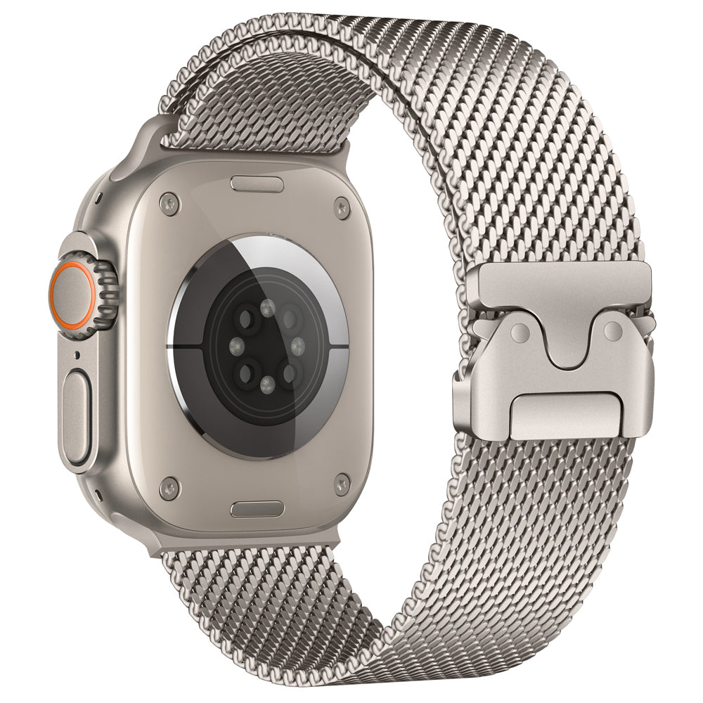 Apple Watch Ultra 49mm Zore KRD-121 Metal Mesh Band Pink