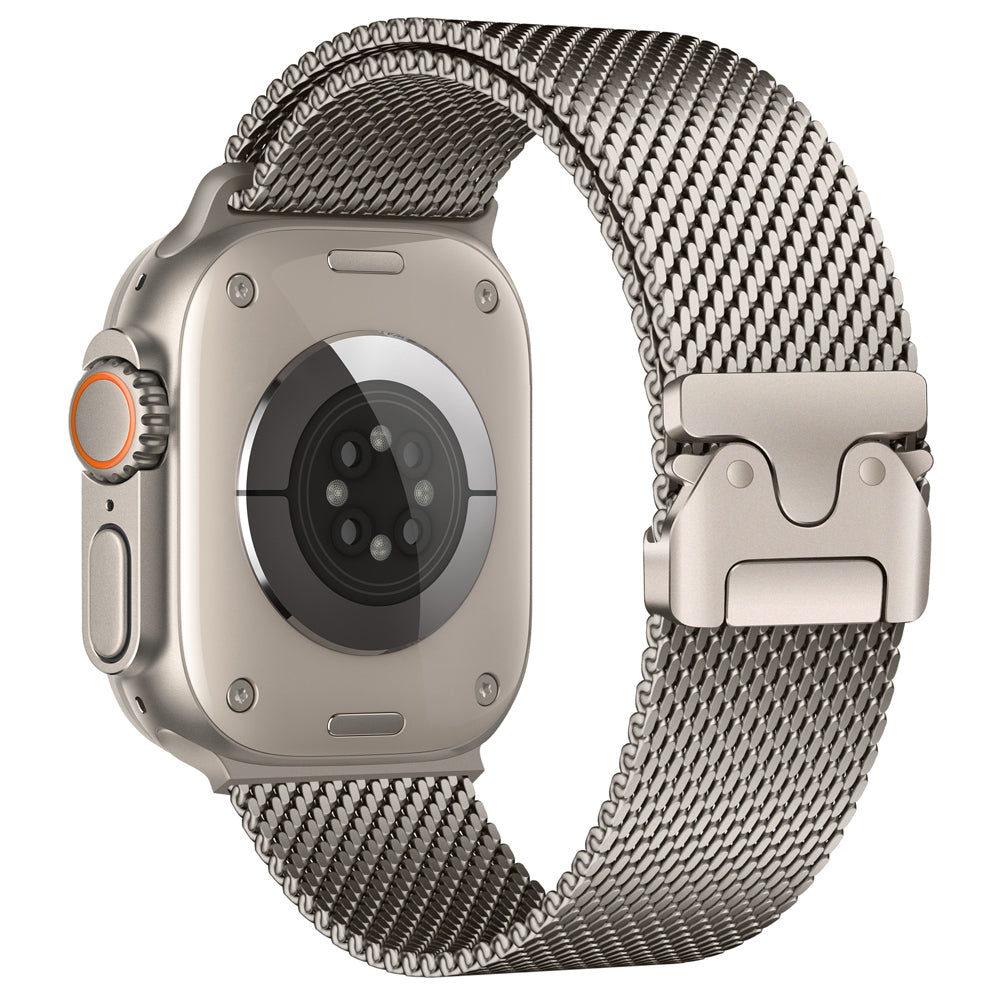 Apple Watch Ultra 49mm Zore KRD-121 Metal Mesh Band Pink