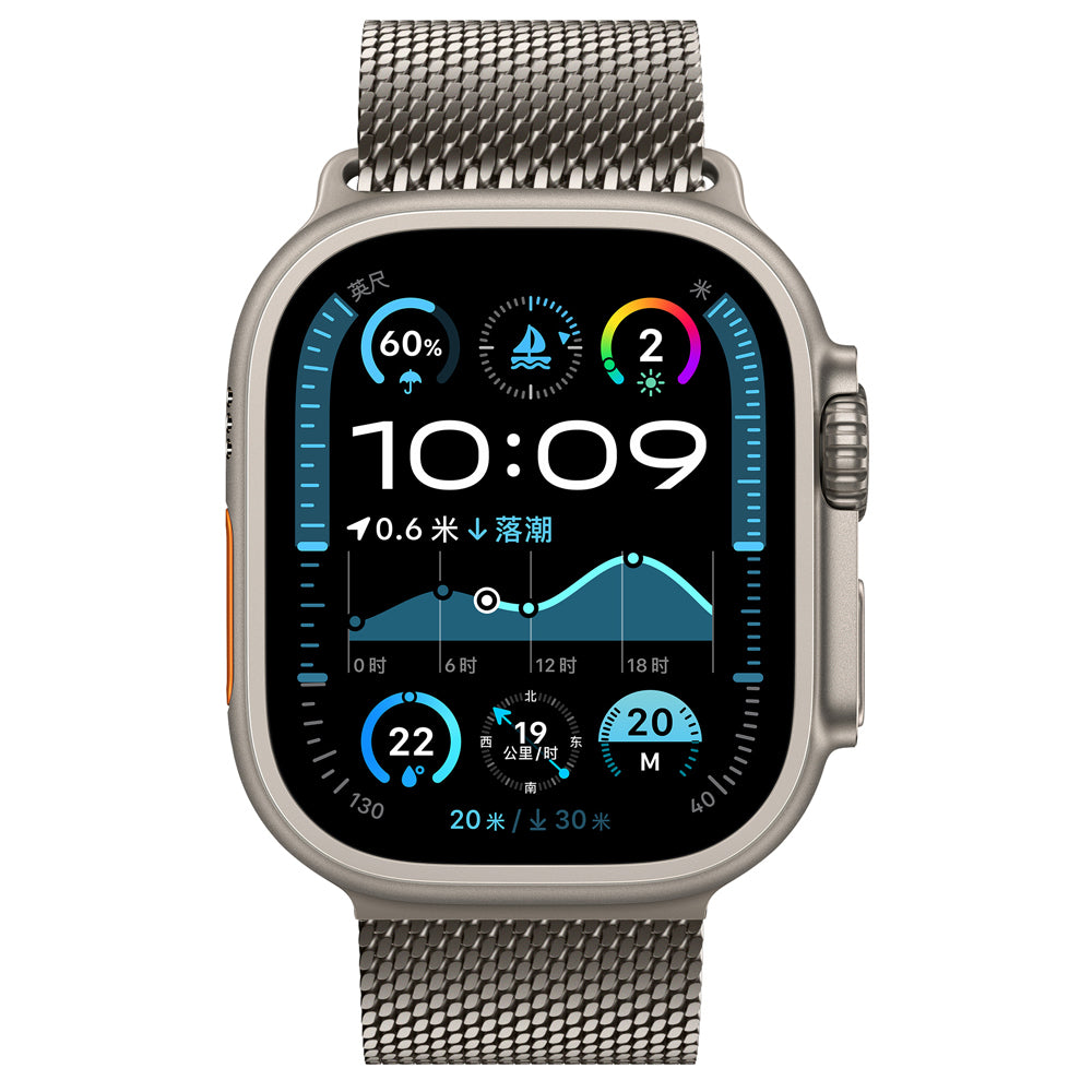 Apple Watch Ultra 49mm Zore KRD-121 Metal Mesh Band Gray