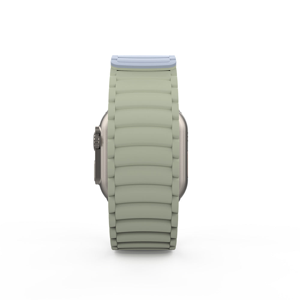 Apple Watch Ultra 49mm Zore KRD-122 Silikon Kordon Strap Kayış Siyah-Turuncu