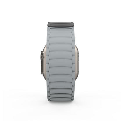 Apple Watch Ultra 49mm Zore KRD-122 Silikon Kordon Strap Kayış Siyah-Turuncu