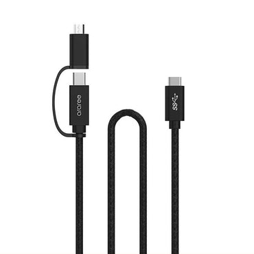 Araree Type-C To PD 2 in 1 Cable Black 