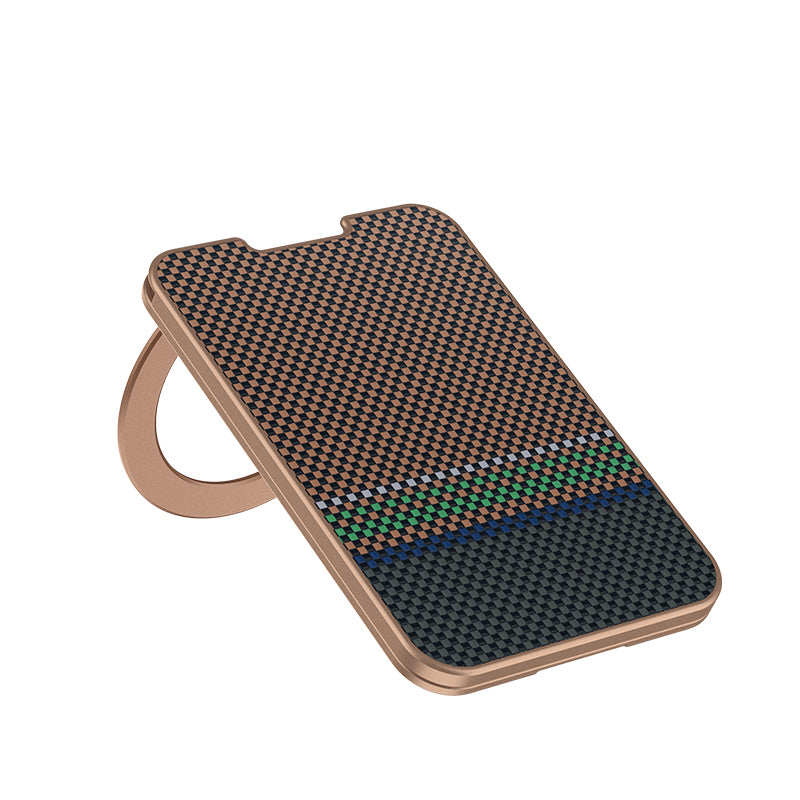 Benks ArmorGo 600D Aramid Fiber Magnetik Standlı Kartlık Kahverengi