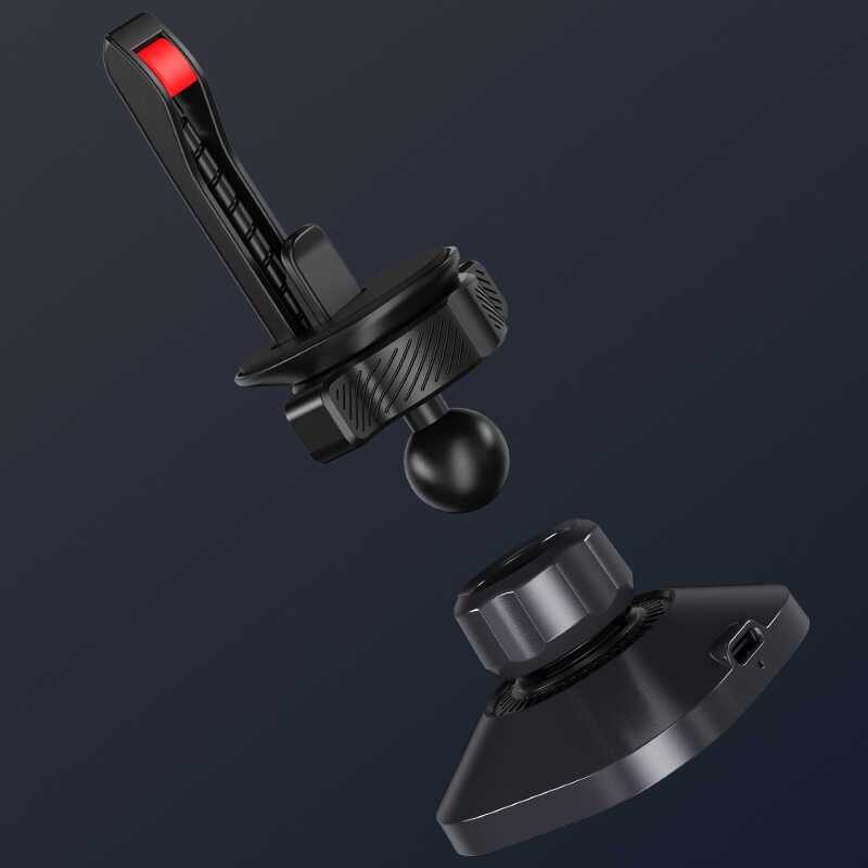 Benks CZ02 Pro Wireless Charging Car Phone Holder Black