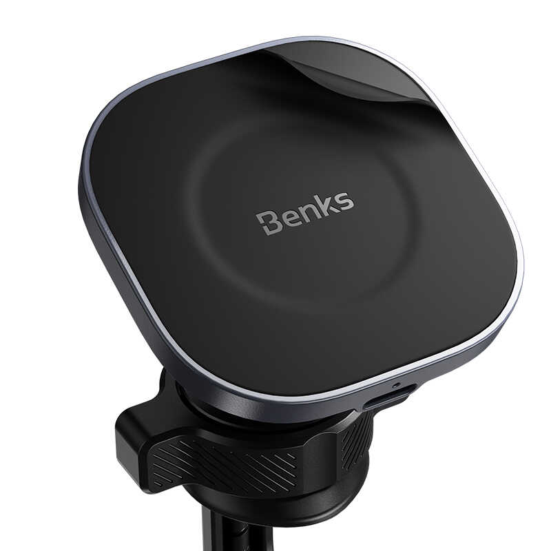 Benks CZ02 Pro Wireless Charging Car Phone Holder Black
