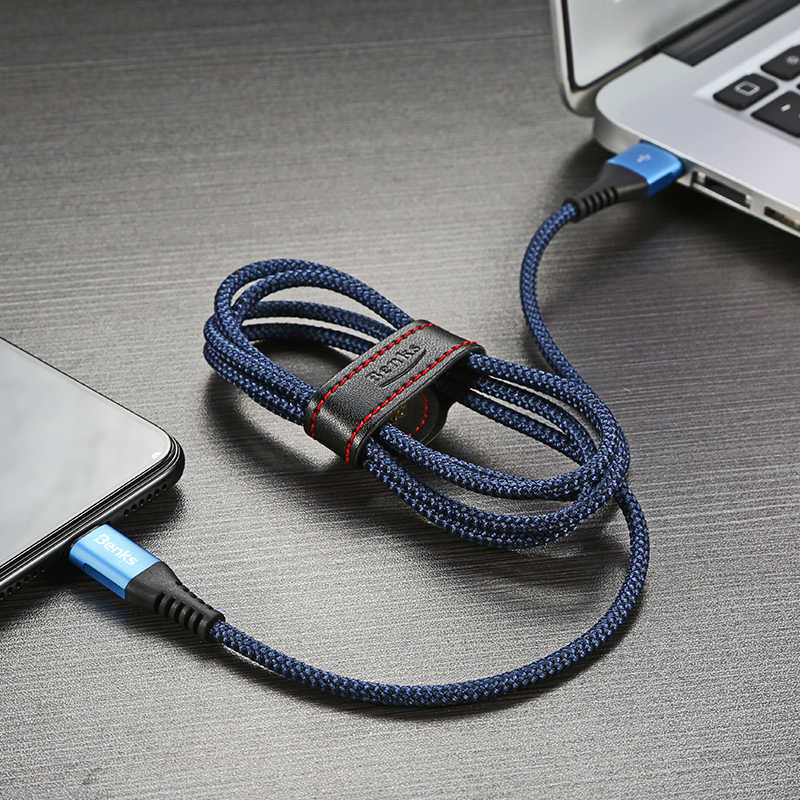 Benks D26 Lightning Usb Kablo 1.2M Mavi