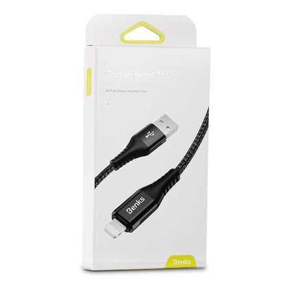 Benks D26 Lightning Usb Kablo 1.8M Kırmızı