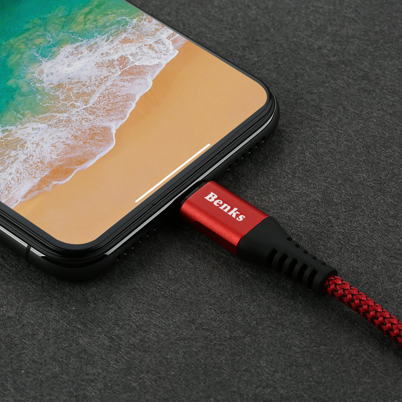 Benks D26 Lightning Usb Kablo 1.8M Siyah