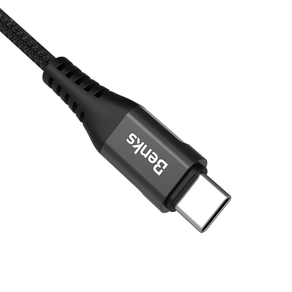 Benks D26 Type-C Usb Kablo 1.2M Siyah