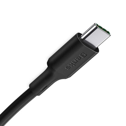 Benks D35 Type-C Fast Charging Usb Kablo 1.2M Siyah