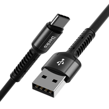 Benks D38 Type-C Usb Kablo Siyah