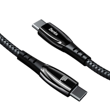 Benks D41 100W Type-C To Type-C Kablo 1.2M Beyaz