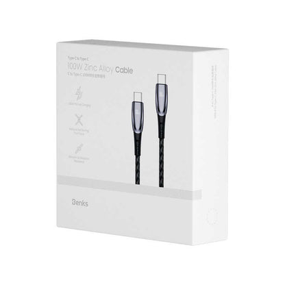 Benks D41 100W Type-C To Type-C Kablo 2M Beyaz