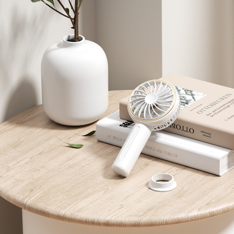Benks F22 Cooling Mini Fan 3 Stage Portable Cooling Fan White