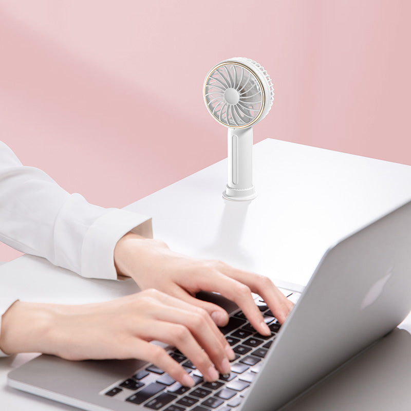 Benks F22 Cooling Mini Fan 3 Stage Portable Cooling Fan White