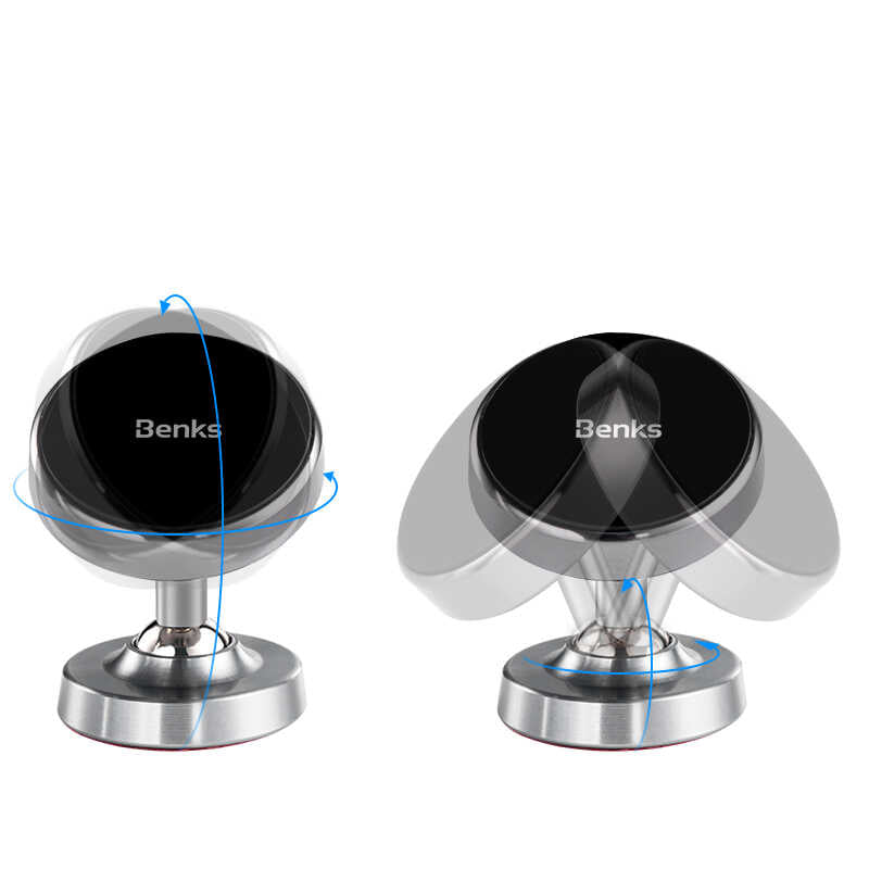 Benks H16 Magnetic Car Phone Holder Gray