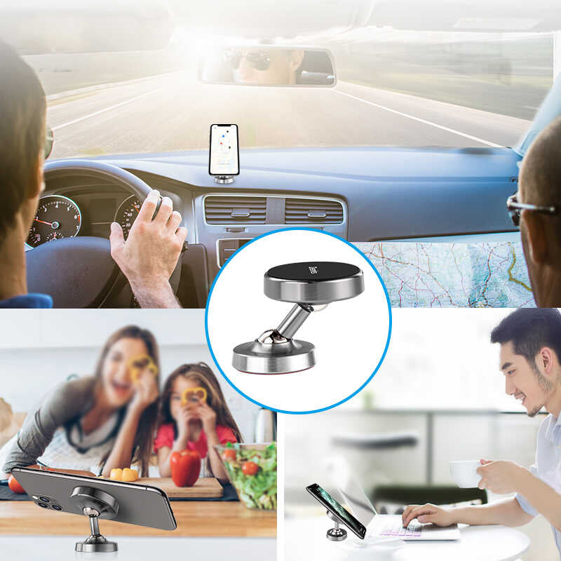Benks H16 Magnetic Car Phone Holder Gray